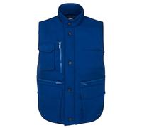 ORN International, Eider Bodywarmer, Mens Workwear Gilet, Padded, with Full front zip and Studded Storm, High Quality and Comfortable, Multiple Easy-Access Pockets, Royal Blue, XL