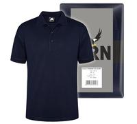 ORN Polo Shirt for Men Adult - Short Sleeve Workwear | UK Casual Smart Tops for Men, Professional Work Wear - 1150 Eagle Navy Blue - 5XL