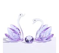 Ornalrist 15th Wedding Anniversary Crystal Swans Gifts for Couples Wife