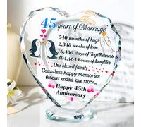 Ornalrist 45th Wedding Anniversary Sapphire Wedding Gifts 45 Years Souvenir