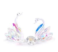 Ornalrist 60th Wedding Anniversary Swans Diamond 60 Years Gifts for Couples