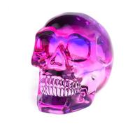 Ornalrist Crystal Black-Purple Skull Figurine, Skull Lovers | Crystal Skull Figurines, Dead Decor Gifts for Men Women, Glass Skull Head Halloween Ornamen, Day of The Dead Gift Boxed 2.8''