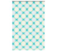 vidaxl shower roller blind with cassette - multicolour, peva fabric, 150x240 cm