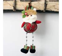 Ornament Christmas Snowman Doll Decoration Door Hanging Window Santa Tree Home Decor Glam And Glitz Acrylic Glitter (A, One Size)