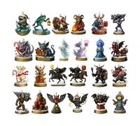 Ornament Countdown Calendar, 24 Days Collectable Decoration Toy 2D - Countdown Calendars | for Teenagers Adults Boys Girls Holidays School Office Wall Tree