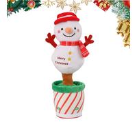 Ornament Doll- 12.99x4.33 Inches Dancing Doll, Musical Plush | Multifunctional Christmas Ornaments For Kids Children New Electric Plush Toy Christmas Tree Santa Claus For Kids Girls Boys Children