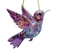 Ornament Figurines Acrylic Hanging Crystal Suncatcher Bird Figurine for Home Decorative Tree Ornaments Charm Humingbird Party Decorations() Home Decoration Hanging-# 6