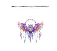Ornament for Christmas Colorful Owl Flat Acrylic Pendant House Decorations Garden Decor Artistic Tree Ornaments for Festive Decoration
