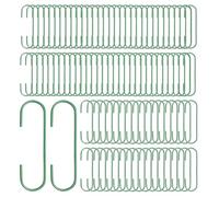 Ornament Hook - Iron, 1.38x0.39in Green Hook Non-Slip Grip | Multi-Functional Secure Hanging, Decoration Holder For Christmas Trees, Dining Rooms, Living Rooms, Bedrooms, Dorms, Apartments, Parties