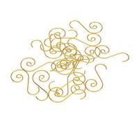 Ornament Hooks, 60Pcs Metal Wire Ornament Hangers S Hooks for Hanging Heavy Duty Ornament Hangers S Shaped Hooks for Christmas Stocking Christmas Tree Balls Party Decorations