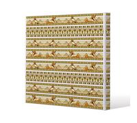 Ornament of Ancient Egypt to The Frescoes (Canvas Print) / 101 x 101 x 4cm Benjamin Tate Design Natural One Size