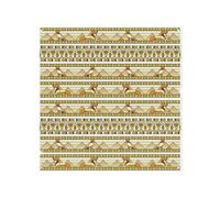 Ornament Of Ancient Egypt To The Frescoes Splash Back Benjamin Tate Design Natural One Size
