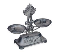 Ornament scales Ornamental Scale Cast Iron Replica Rustic 3 Weights Indoor Use