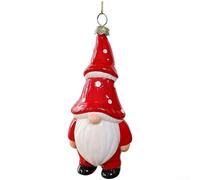 Ornament Set for Holiday For Tree Decoration Featuring Santa, Train, Snowman for Christmas Seasonal Use (Faceless Old Man)