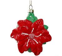 Ornament Set for Holiday For Tree Decoration Featuring Santa, Train, Snowman for Christmas Seasonal Use (Six-petal Flower)
