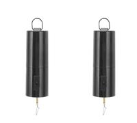Ornament Spinner Ornament Spinners For Christmas Tree Disco Ball Rotator Battery Operated Hanging Display Wind Spinner Motor Black Wind Chimes Garden Decor (two)