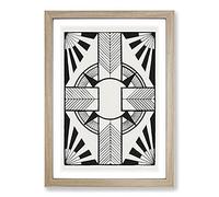 Ornament Vol.1 by Samuel De Mesquita Framed Print | A2 Oak Framed Wall Art | Ready to Hang | Modern Nature Picture | Living Room Bedroom Lounge Office