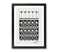 Ornament Vol.2 By Samuel De Mesquita Classic Painting Framed Print | A4 Black Framed Wall Art | Ready to Hang | Classic Historical Picture | Living Room Bedroom Lounge Office