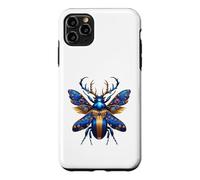 Ornamental Blue Stag Beetle Nature Design Case for iPhone 11 Pro Max