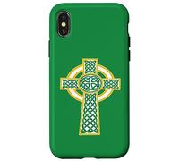 Ornamental Celtic High Cross Decorative Knotwork 4 Case for iPhone X/XS