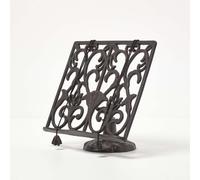 Ornamental Cook Book Stand Cast Iron Metal Kitchen Recipe Stand Cook Book Holder