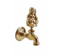 Ornamental Garden Tap - "Water Nymph" - Polished Brass - Next Day Delivery