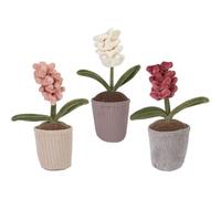 Ornamental Plush Single Foxglove In Pot 24cm