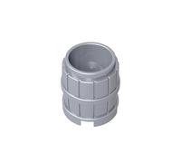 Ornaments 2X2 Round Wooden Barrel 10PCS Compatible with Lego GDS-M177 2489 Classic Bulk Toy MOC Color:Flat Silver