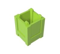 Ornaments 2x2x2 Square BoXStorage BoX10PCS Compatible with Lego GDS-M283 61780 Classic Bulk Toy MOC Color:Lime
