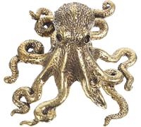 Ornaments Brass Octopus Sculptures Octopus Decor Animal Craft Statue Statues for