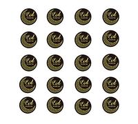 Ornaments Candy Closure Stickers Islamic Removable Wall Stickers, Pack of 120 Muslim Art Wall Pictures Allah Mosque Ramadan Wall Art Picture for Living Room Bedroom DIY Mural Mirror