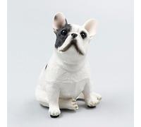 Ornaments Dog Garden Statues, Lovely Resin Animal Outdoor Statues Realistic Puppy for Car Decoration, Bedroom, Nursery, Entryway, Foyer, Hearth,1 Statues,4-A