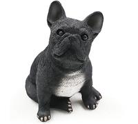 Ornaments Dog Garden Statues, Lovely Resin Animal Outdoor Statues Realistic Puppy for Car Decoration, Bedroom, Nursery, Entryway, Foyer, Hearth,1 Garden Decorations,1-A