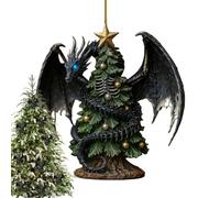 Ornaments for Christmas Tree - Dragon Christmas Tree Holiday Decor - Festival Pendants,for Front Door Wall Garden Bedroom Mantel Seasonal Centerpiece Wreath Staircase
