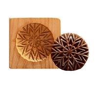 Ornaments for Christmas Tree Novel Christmas Carved Model Cutter Wooden Gingerbread Shortbread Model Gift Idea & Garden Ornament Indoor Outdoor Use