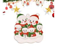 Ornaments for Christmas Tree | Waterproof Resin Snowman Pendant - Decorative Holiday Christmas Snowman Ornament | for Bedroom Balconies Doorways Wall Garden Yard Path Porch Door Knobs Mantelpieces