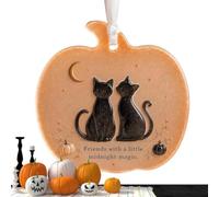 Ornaments for Friendship Spooky 2D Acrylic Ghost Cat Pumpkin Decor