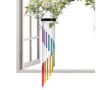 ornaments for the home Metal Wind Chimes - Chime 3.34in 23.6in Length Music Wall with 12 Tuned Tubes Bells Design Zen Space Meditation