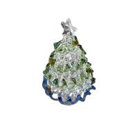 Ornaments for Xmas Tree Decorations Glass Ornaments Mini-landscapes Christmas Tree Gifts Tabletop Decoration for Festive Celebrations