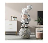 Ornaments Modern Sculptures Large Living Room Decorative Floor Ornaments Home Accessories Decorative Ornaments (Color : A) (A) Ornaments