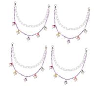 Ornaments Resin Waist Lace Adorable Men Women's Straps Posts European and American Coolers Outdoors Cute Pants Mushroom Chain Chime Pendant Acrylic Ornaments
