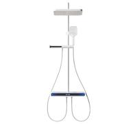 Ornaments Shower Faucet Set, Rain Shower System with Tub Spout and 2-Function Shoulder Spray, Rainfall Shower Head with Handheld C LWX