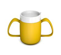 Ornamin 2-Handle Tumbler with Discreet Nozzle, Yellow