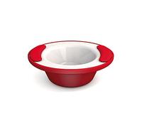 Ornamin Keep Warm Bowl 200 ml Red Melamine (model 203) | keep warm plate, melamine plate, thermo bowl