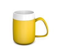 Ornamin Mug with Internal Cone 140 ml Yellow and Thermal Function (Model 207) | Drinking aid, spouted Mug, Insulated Mug