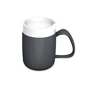 Ornamin Mug with Internal Cone with Discreet Drinking lid, Anthracite