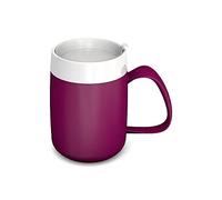 Ornamin Mug with Internal Cone with Discreet Drinking lid, BlackBerry