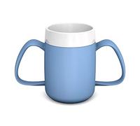 Ornamin Two Handled Mug with Internal Cone 140 ml/4.9 oz Light Blue (Model 815) / Drinking aid, Feeding Cup, Thermal Mug