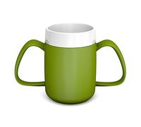 Ornamin Two Handled Mug with Internal Cone 140 ml Green (Model 815) | Drinking aid, Feeding Cup, Thermal Mug…