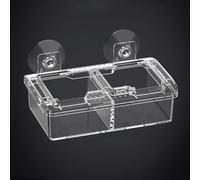 Ornaous Escape Proof Small Reptile Feeding Dishes with Suction Cup